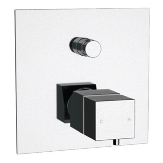 Diverter Built in Thermostatic Bath Shower Mixer In Chrome, Rough-In Valve Included Remer QT09US